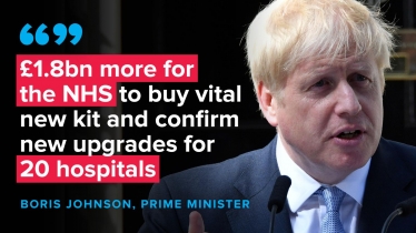 Huntingdon Conservative Boris Johnson Outstanding Hospital